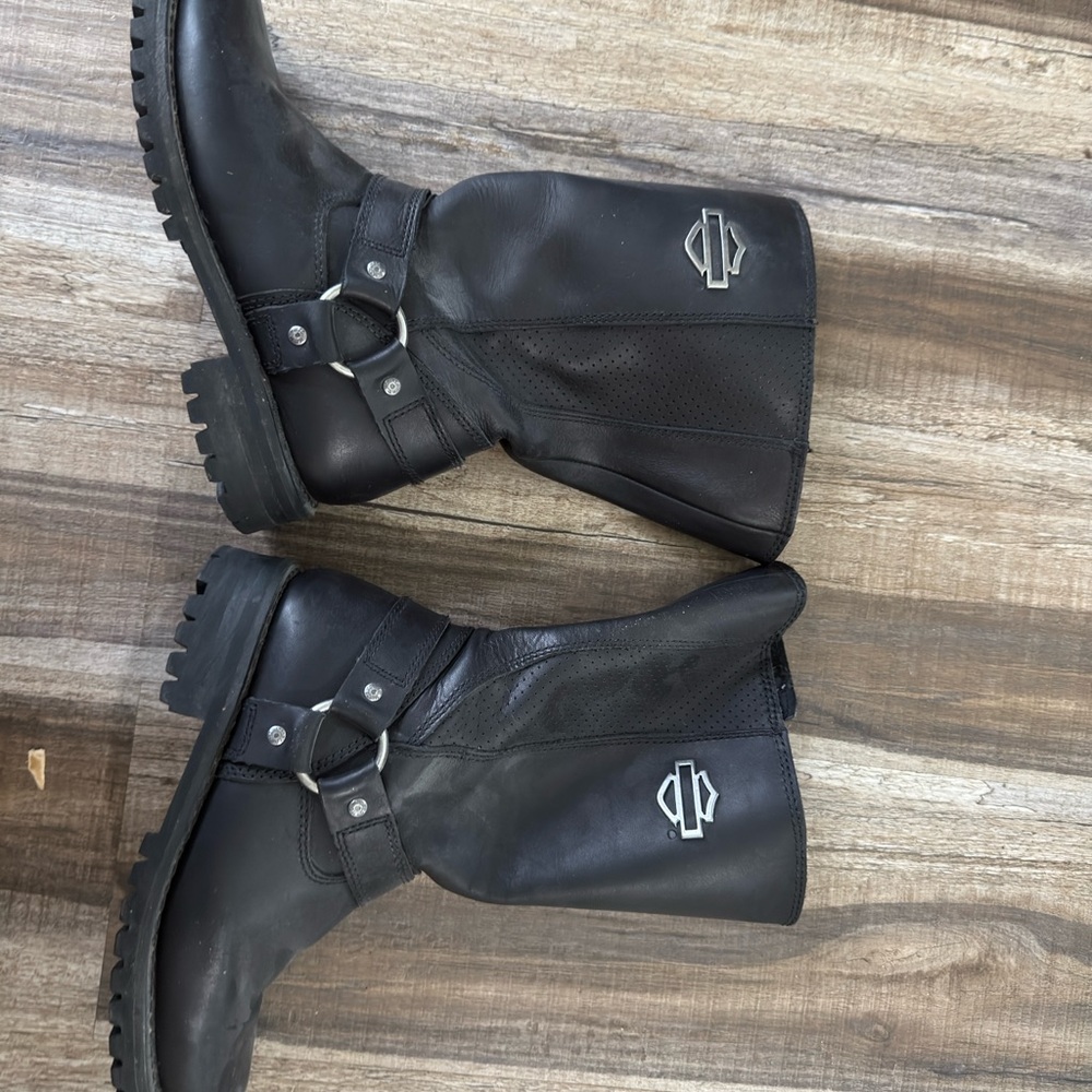 Harley-Davidson Black Combat Boots